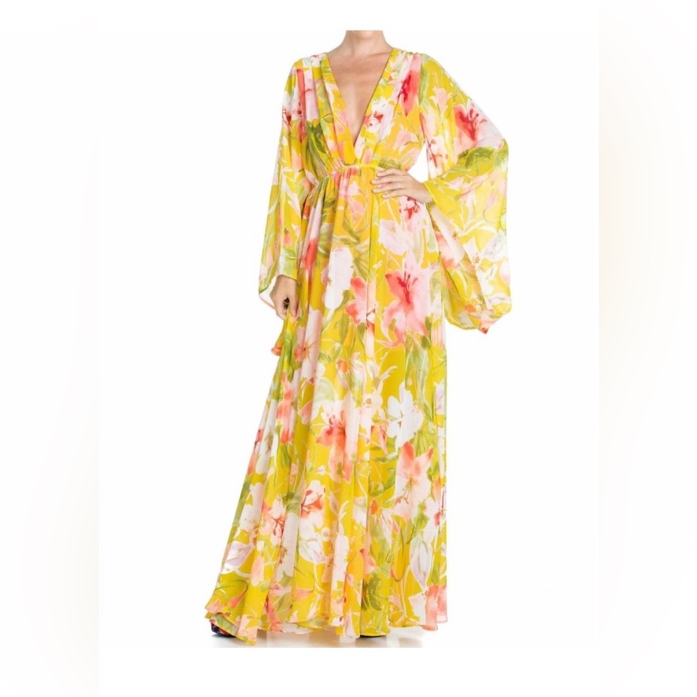 NWT Meghan LA Sunset Maxi Dress Size XXL